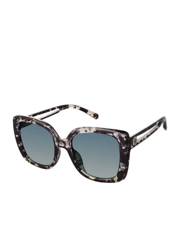 Glamorous Cat Eye Vented Temple Sunglasses in Camouflage sold by Jessica Simpson