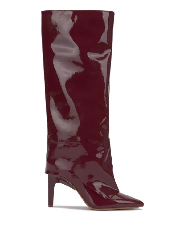 Brykia Knee High Boot in Malbec made by Jessica Simpson