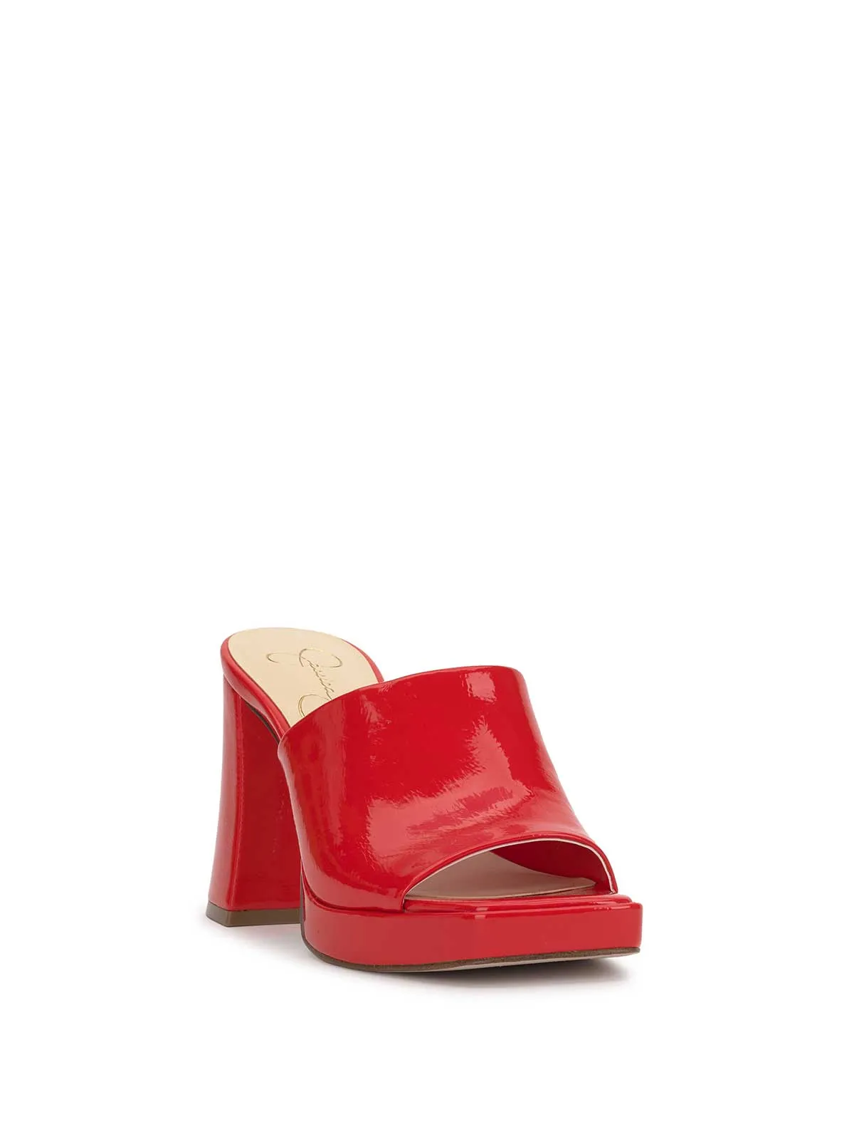 Kashet Mule Platform Sandal in Red sold by Jessica Simpson product image thumbnail 4