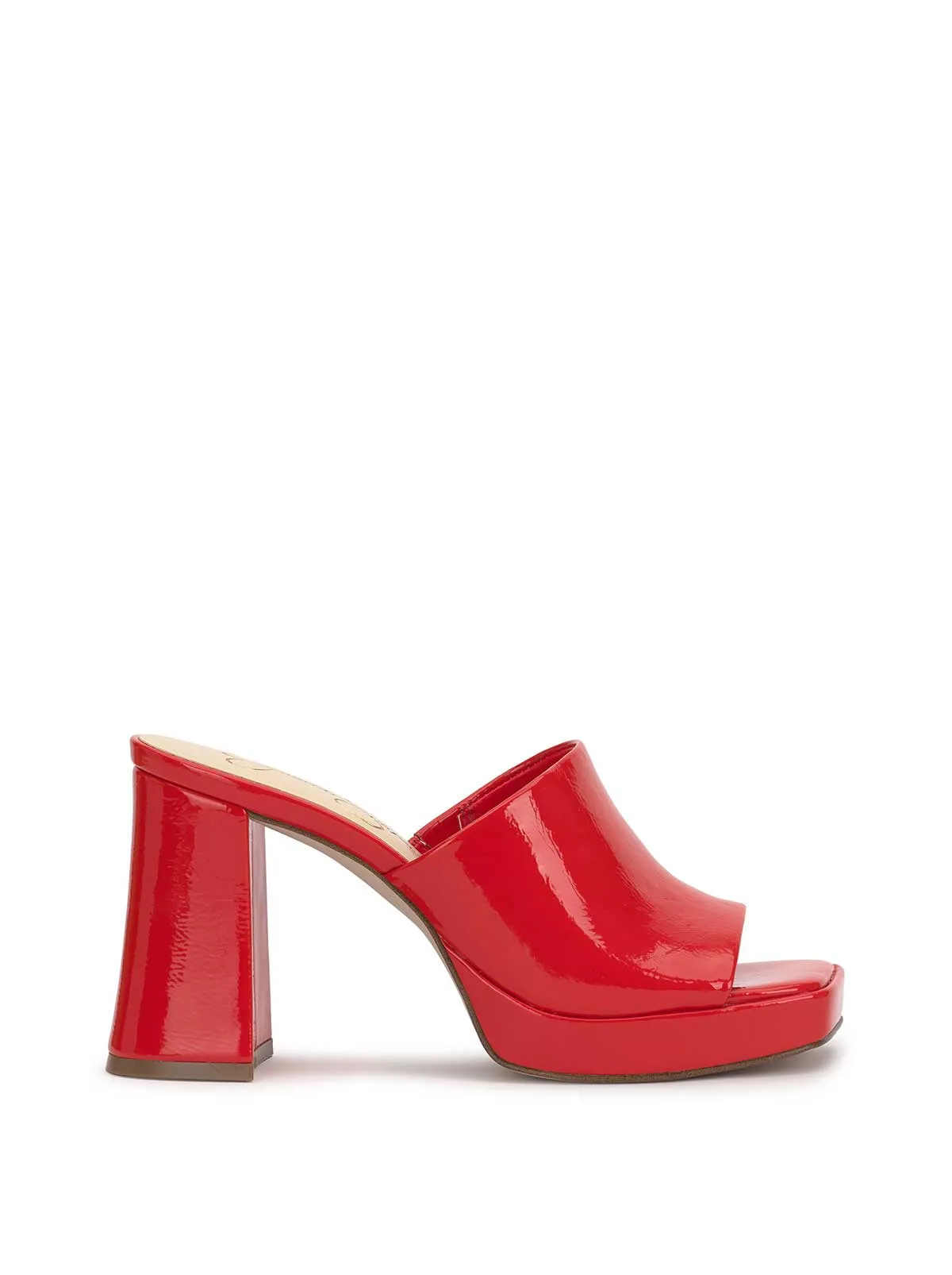Kashet Mule Platform Sandal in Red sold by Jessica Simpson