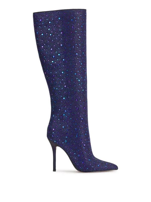 Laurel Knee High Boot in Midnight Blue sold by Jessica Simpson