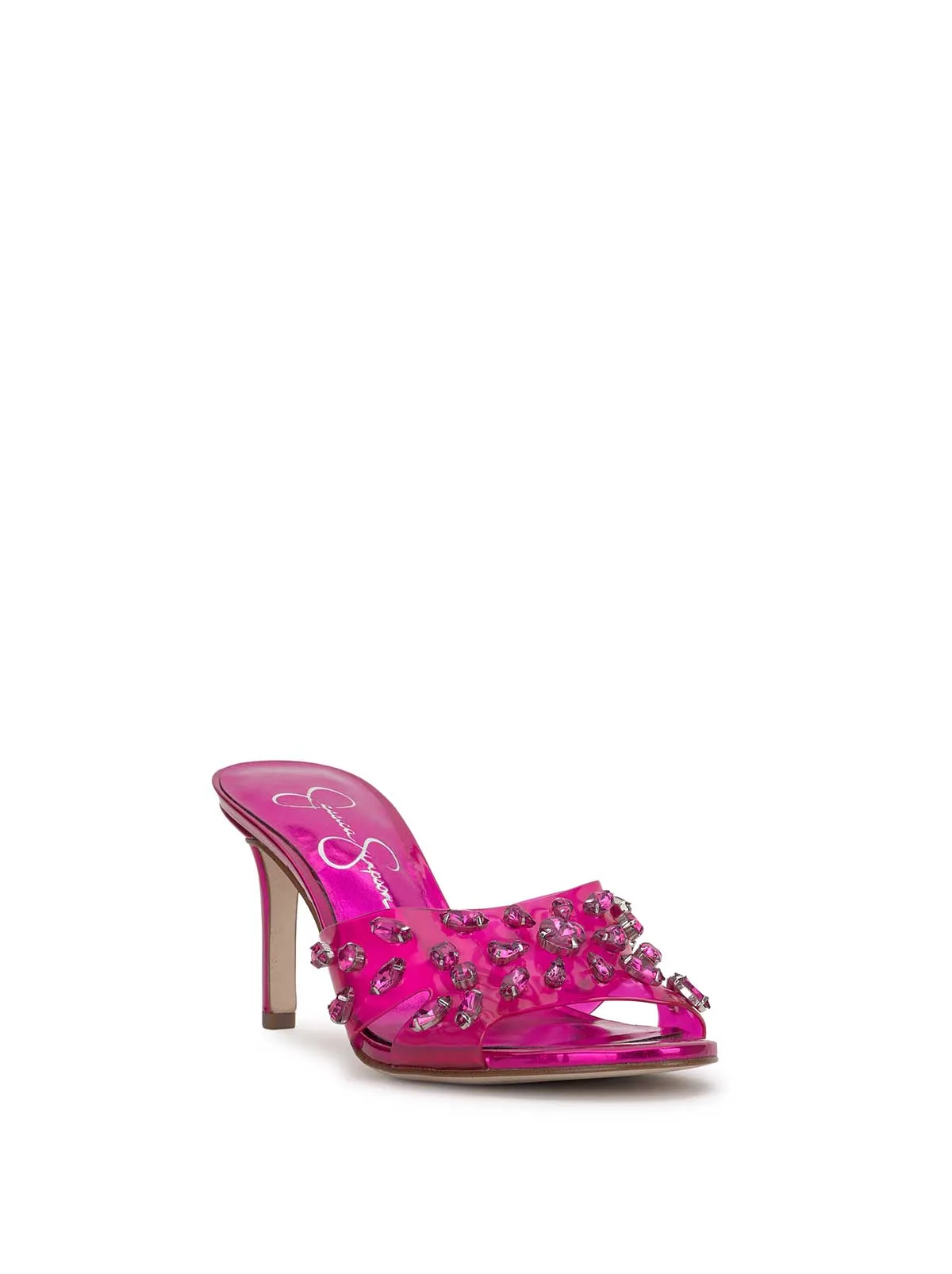 Primana Lucite Mule in Pink sold by Jessica Simpson product image thumbnail 4