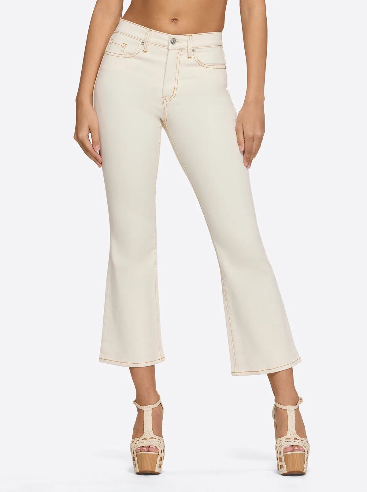 Charmed Ankle Flare in Ecru sold by Jessica Simpson product image thumbnail 5