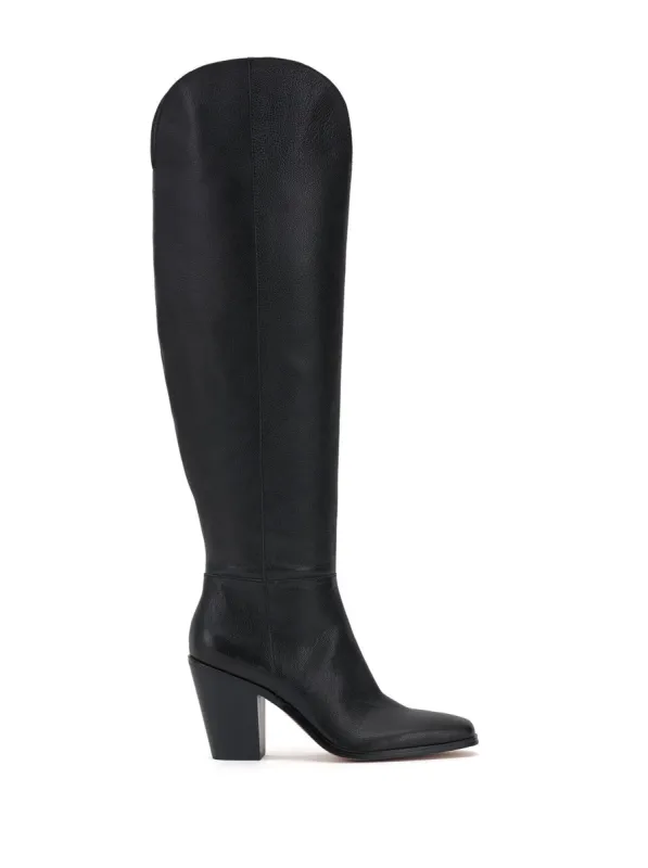 Ravyn Boot in Black Leather made by Jessica Simpson