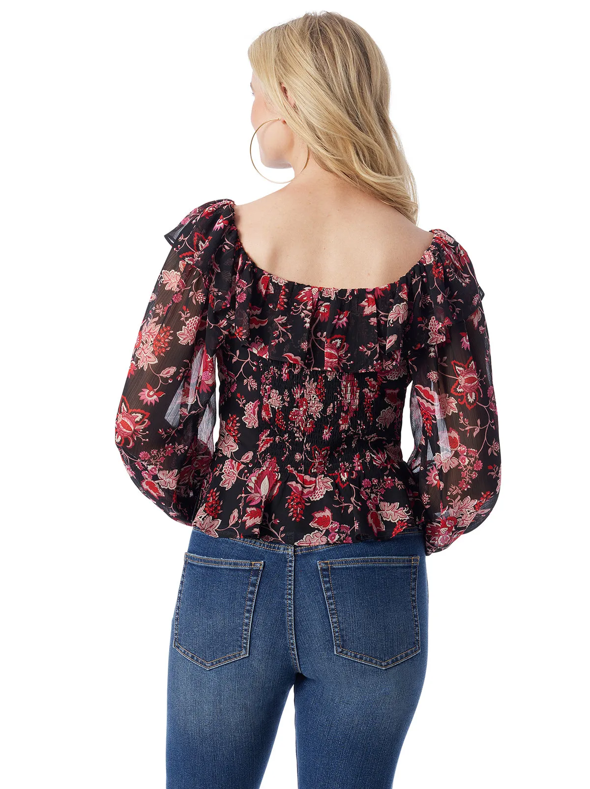 Aki Blouse in Willow Beauties sold by Jessica Simpson product image thumbnail 5