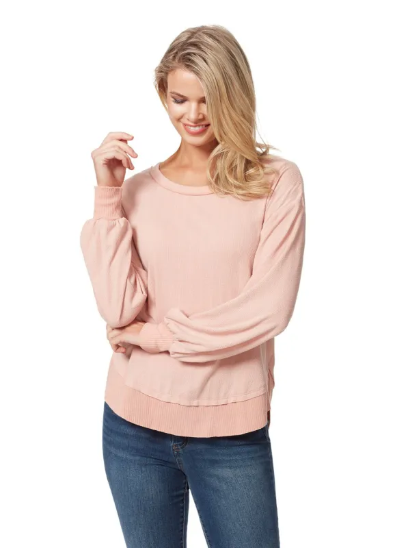 Poppy Top in Misty Rose sold by Jessica Simpson
