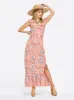 Raya Slip Dress in Blooming Pasture sold by Jessica Simpson