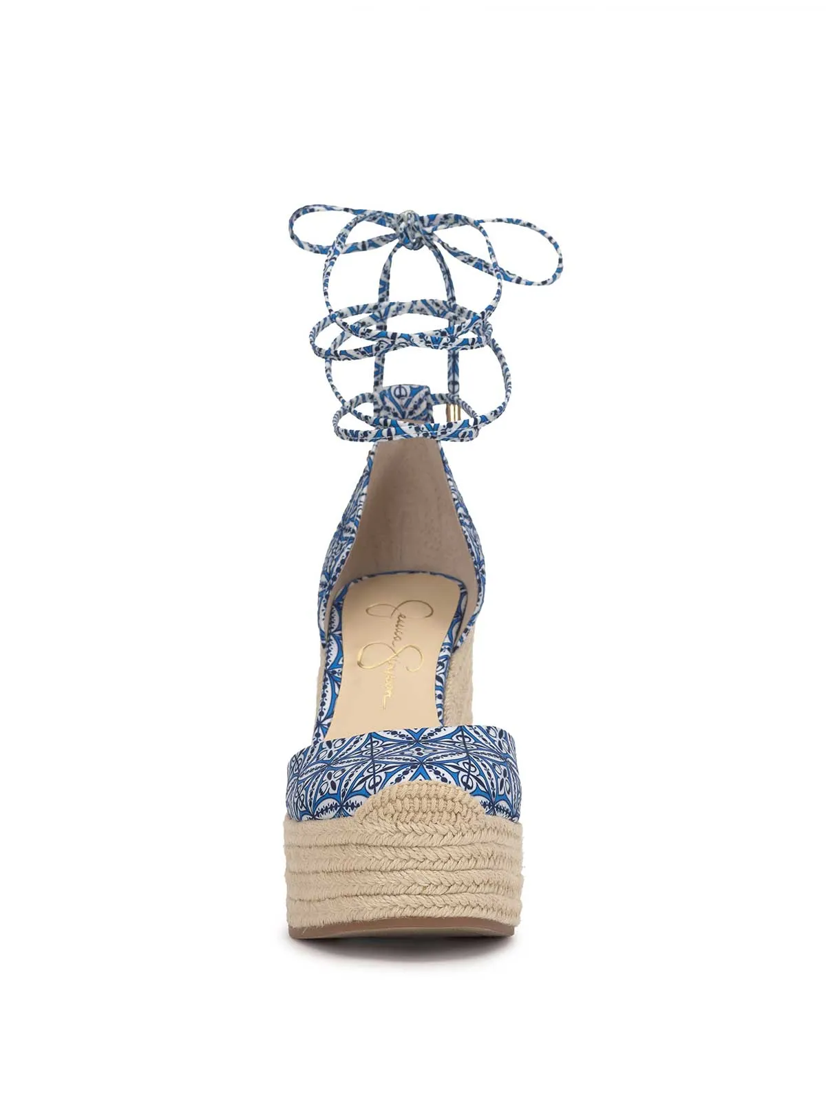 Weyla Espadrille Wedge in Blue Print sold by Jessica Simpson product image thumbnail 2