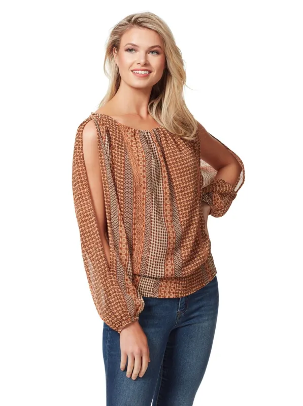 Caroline Top in Dew Stripe sold by Jessica Simpson