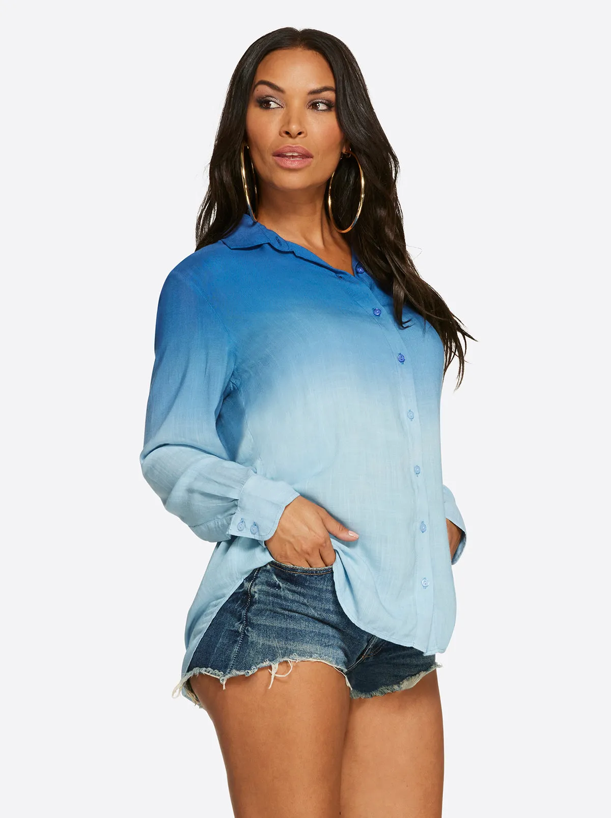 Carleen Top in Ultramarine sold by Jessica Simpson product image thumbnail 3