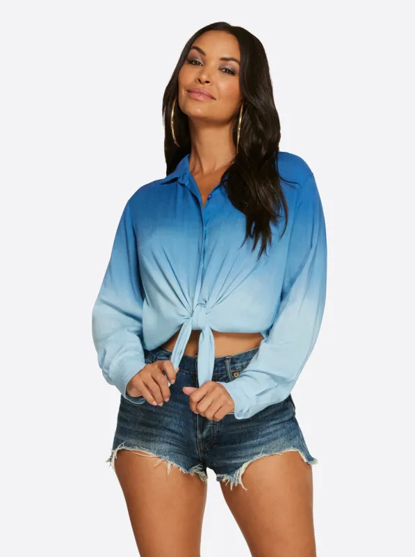 Carleen Top in Ultramarine sold by Jessica Simpson