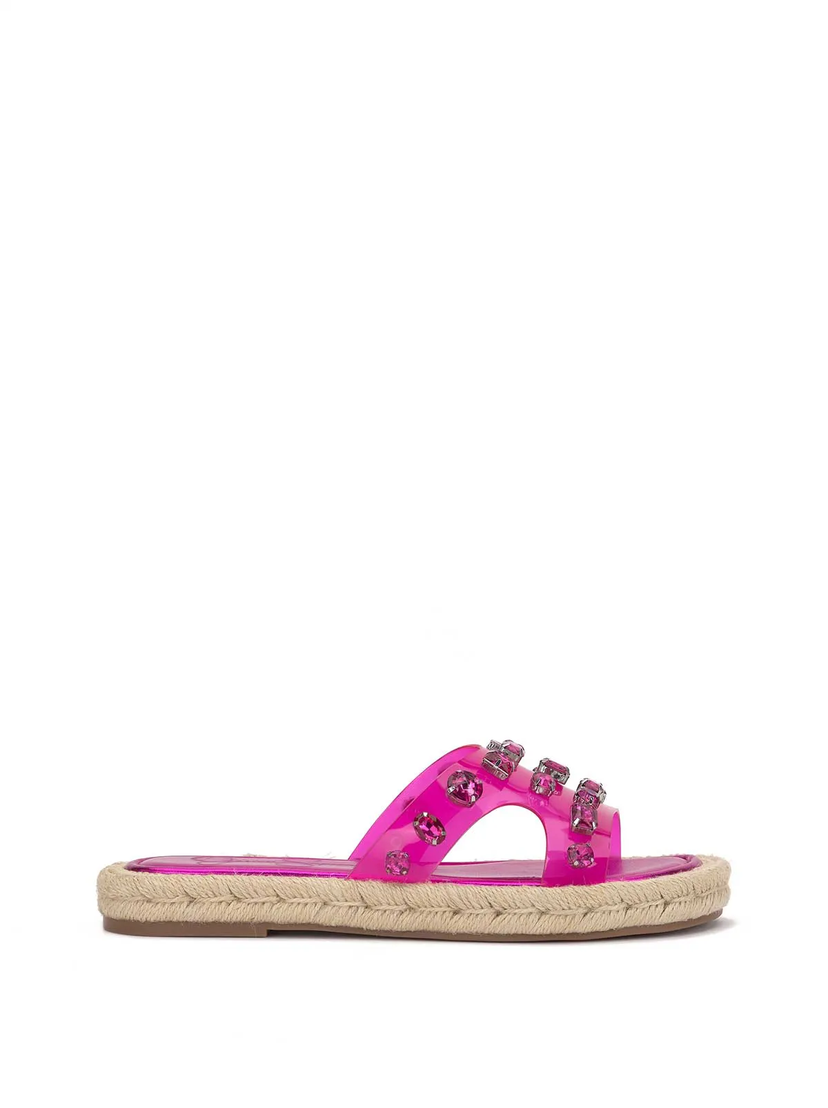 Jinka Espadrille Sandal in Pink sold by Jessica Simpson