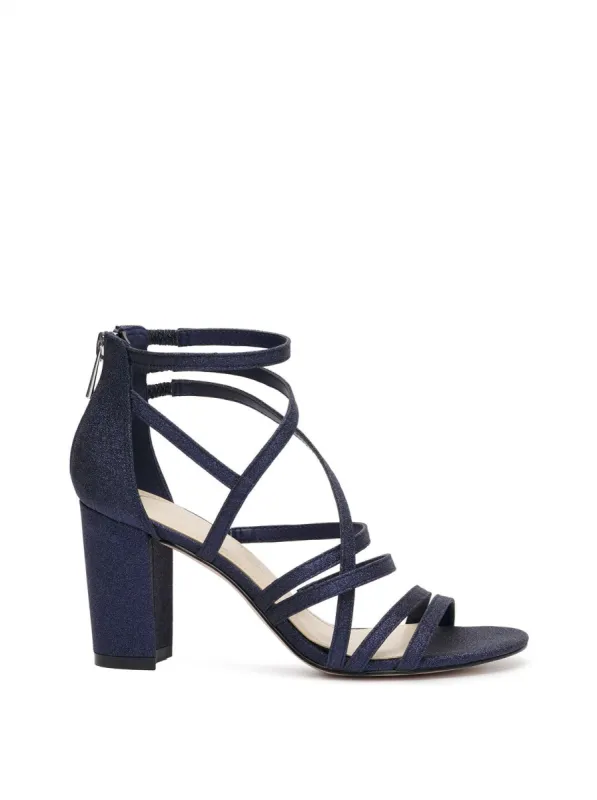 Stassey Sandal in Navy sold by Jessica Simpson