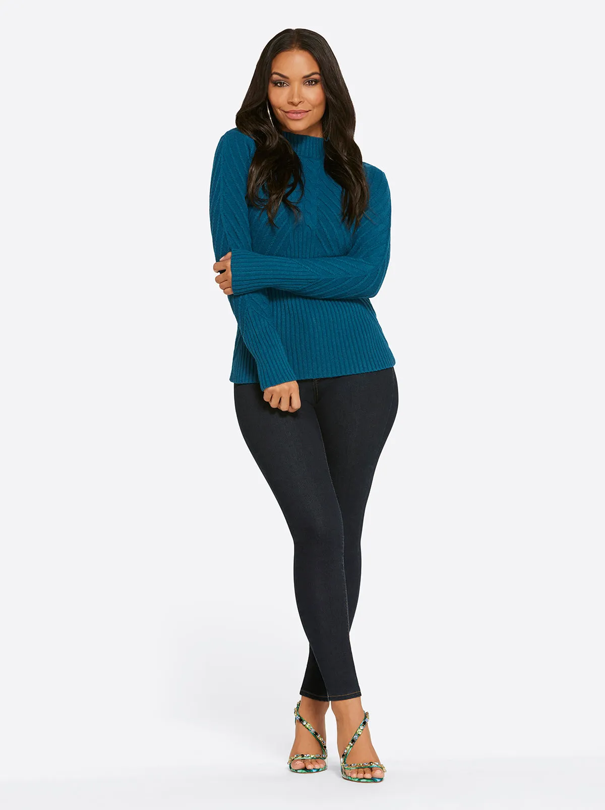 Adena Sweater in Corsair sold by Jessica Simpson product image thumbnail 4
