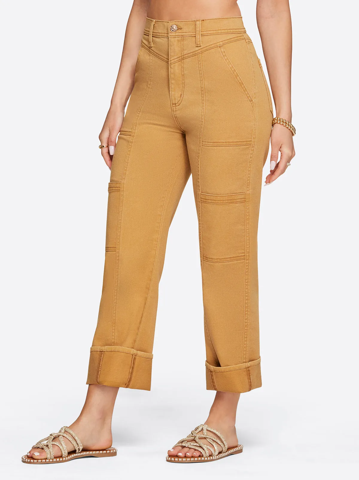 Straight Cargo Ankle in Bone Brown sold by Jessica Simpson product image thumbnail 3