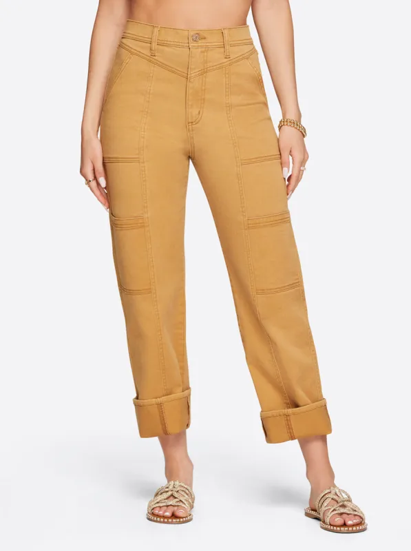 Straight Cargo Ankle in Bone Brown sold by Jessica Simpson