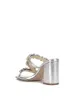 Amilir Block Heel in Silver sold by Jessica Simpson