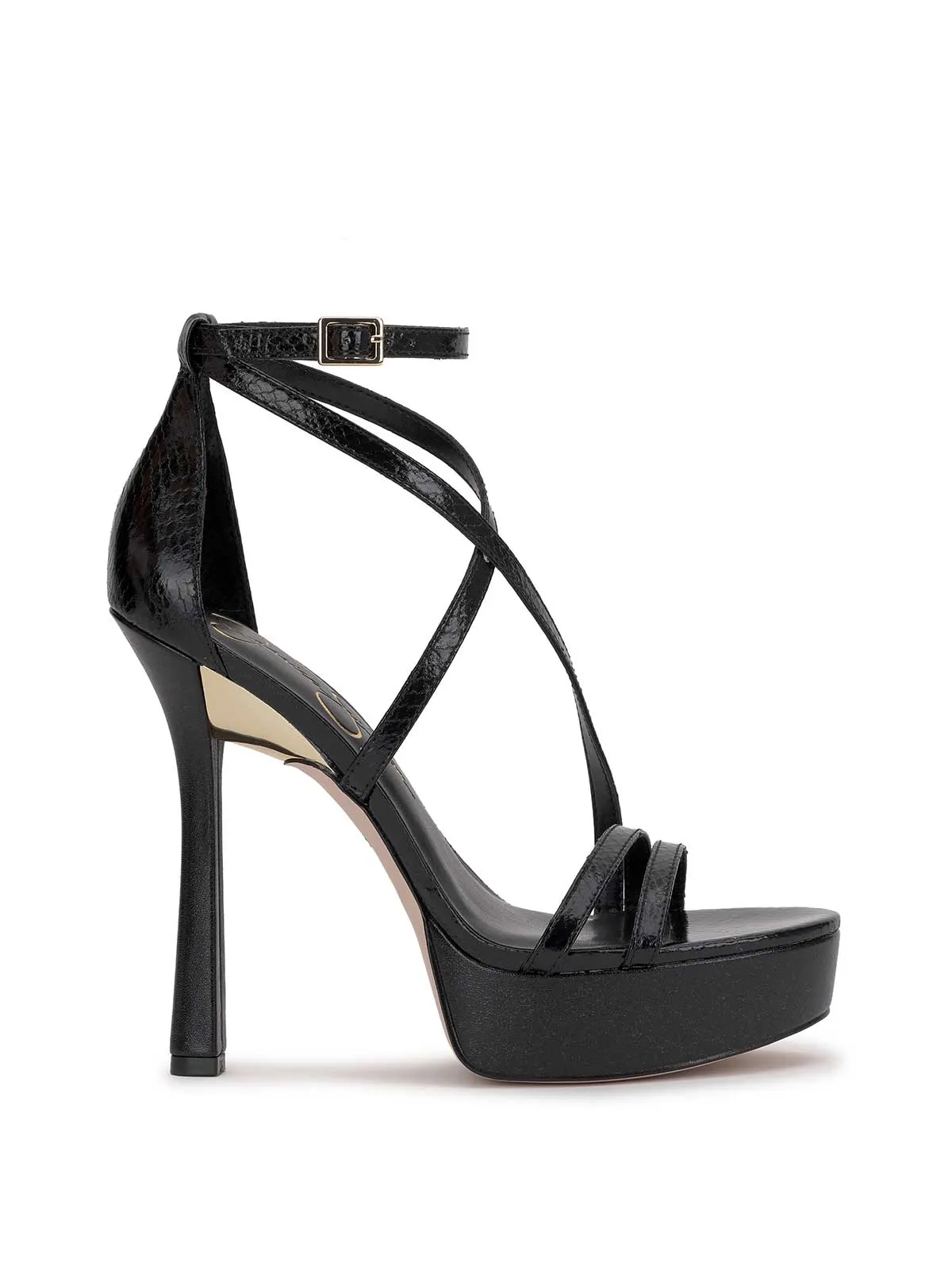 Jewelria Platform Sandal in Black sold by Jessica Simpson
