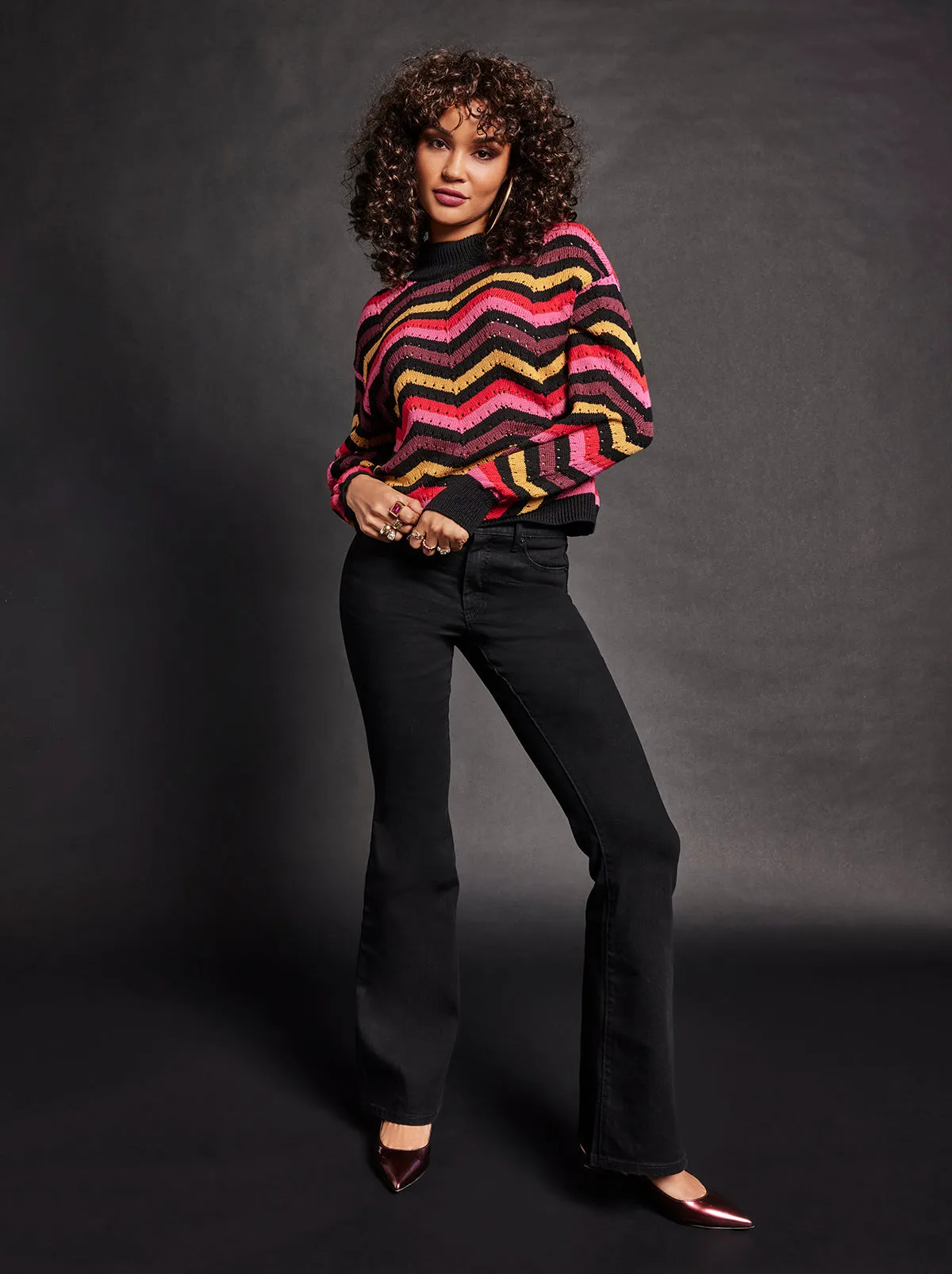 Charmed Flare in Black sold by Jessica Simpson