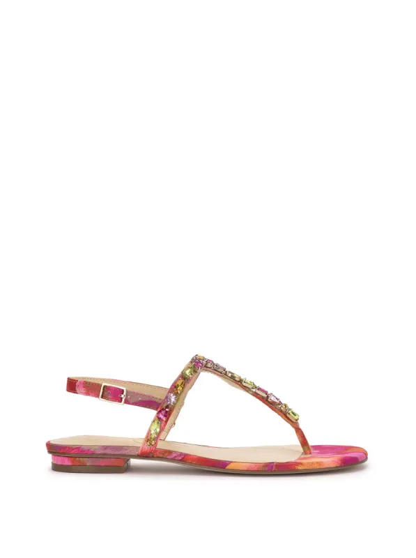 Dehna Embellished Sandal in Red Combo sold by Jessica Simpson