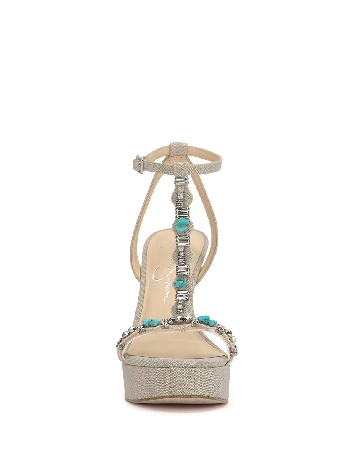 Saigee Embellished Platform in Natural sold by Jessica Simpson product image thumbnail 2