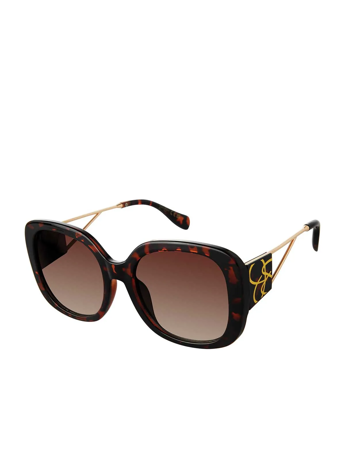 Oversized Oval Sunglasses in Tortoise sold by Jessica Simpson