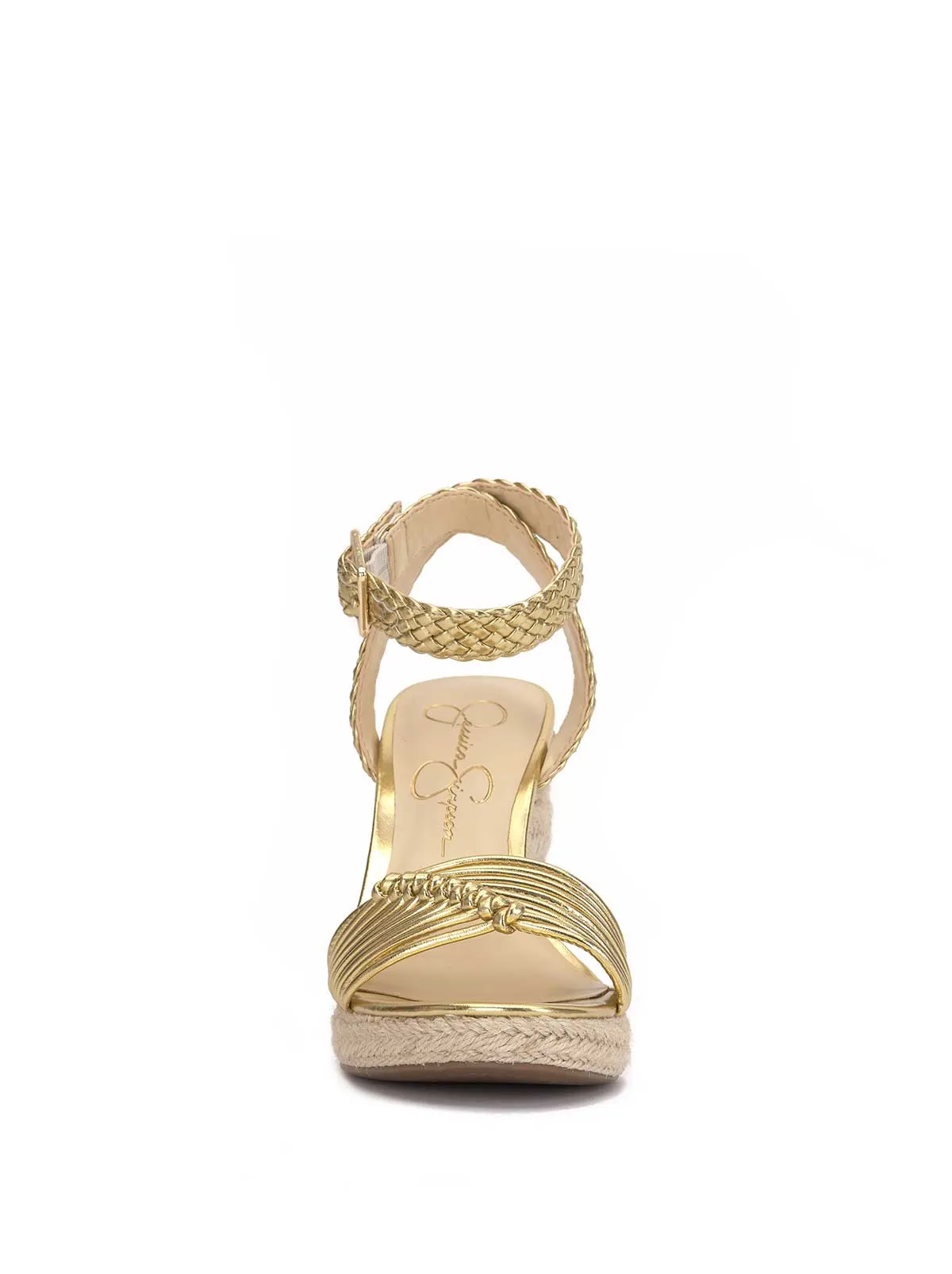 Talise Braided Wedge in Gold sold by Jessica Simpson product image thumbnail 2