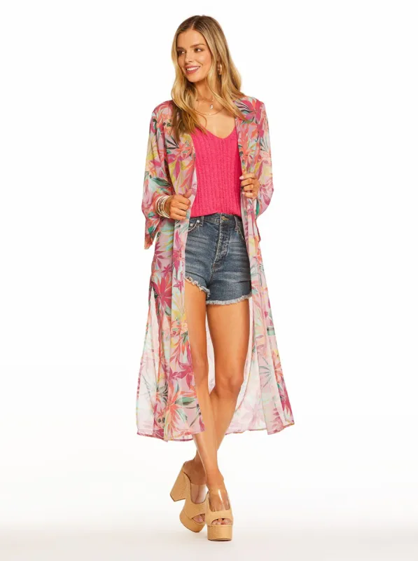 Blakely Duster in Floral Canopy sold by Jessica Simpson