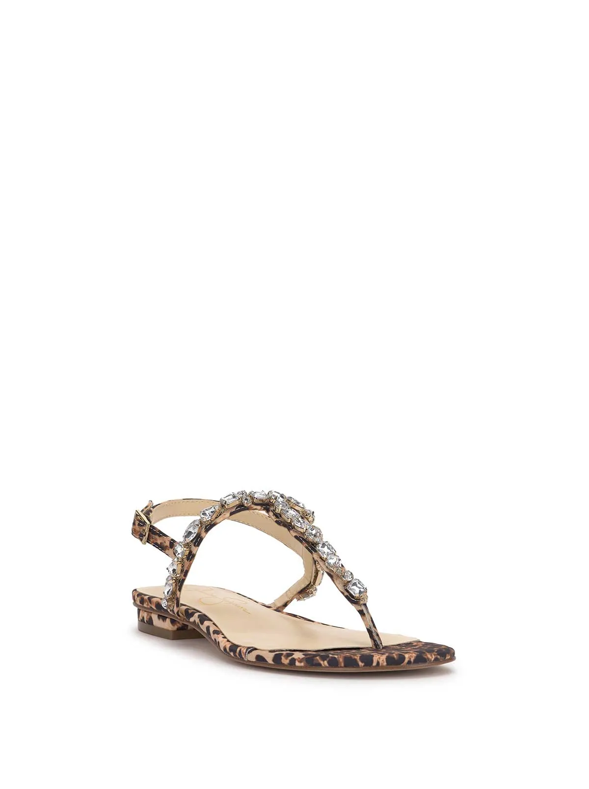 Dehna Embellished Sandal in Leopard sold by Jessica Simpson product image thumbnail 4
