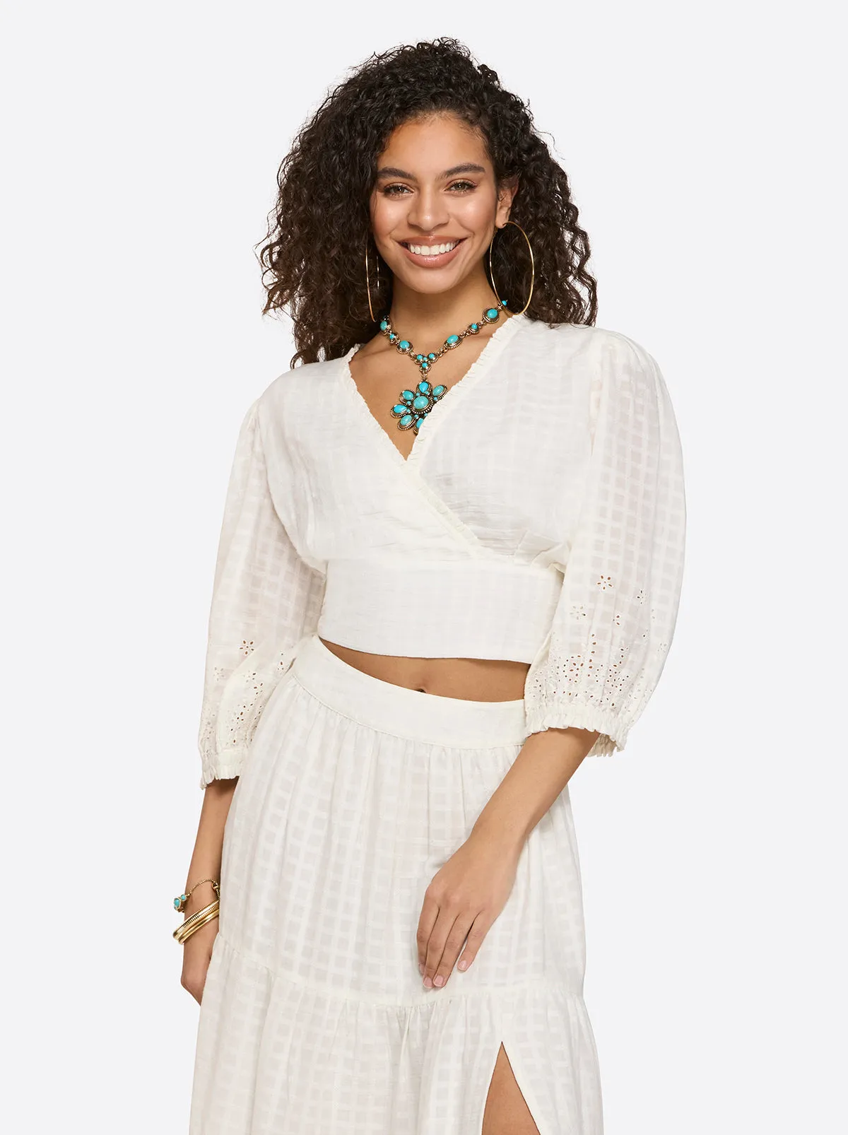 Patsy Top in Gardenia sold by Jessica Simpson