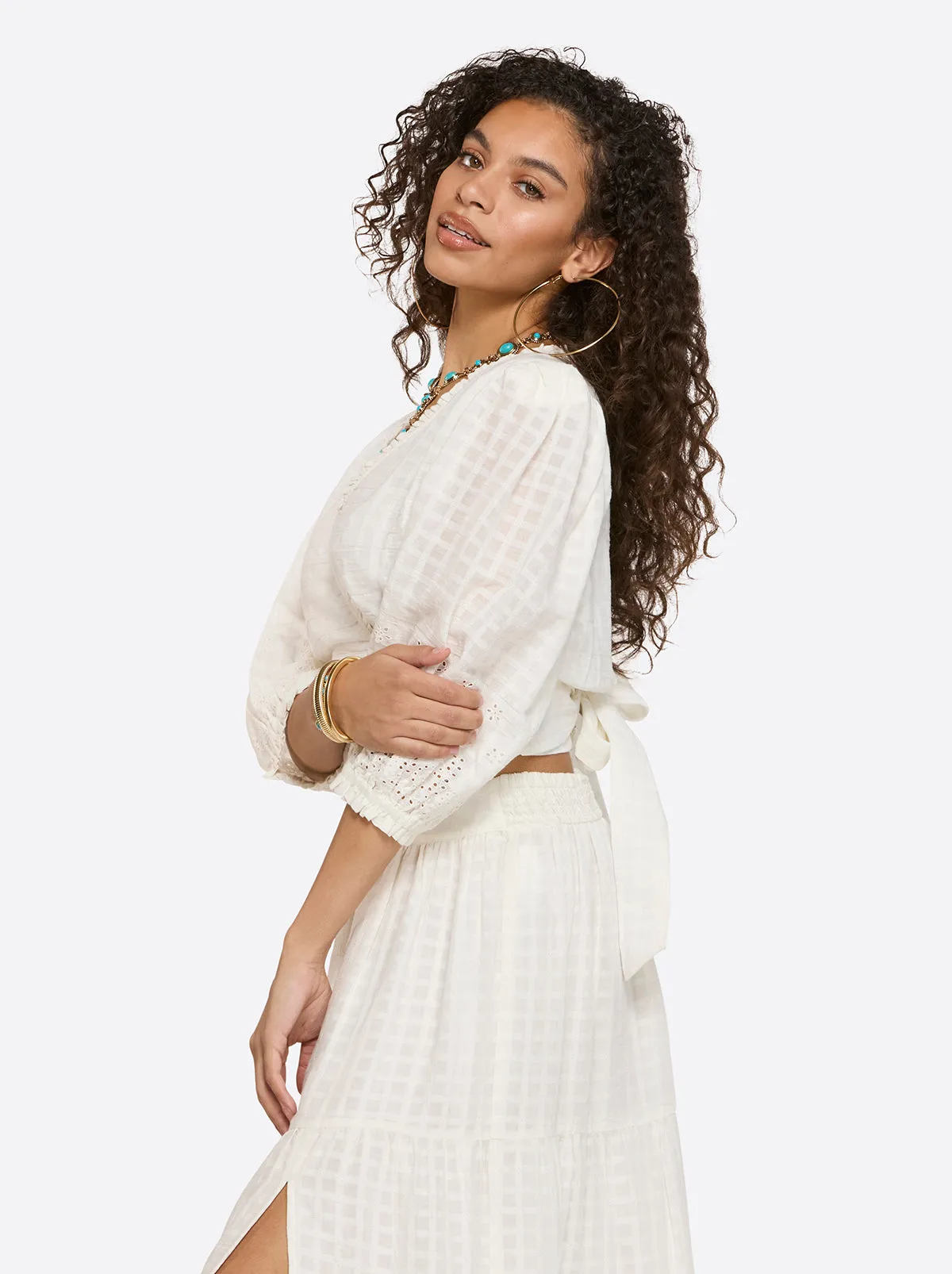 Patsy Top in Gardenia sold by Jessica Simpson product image thumbnail 2