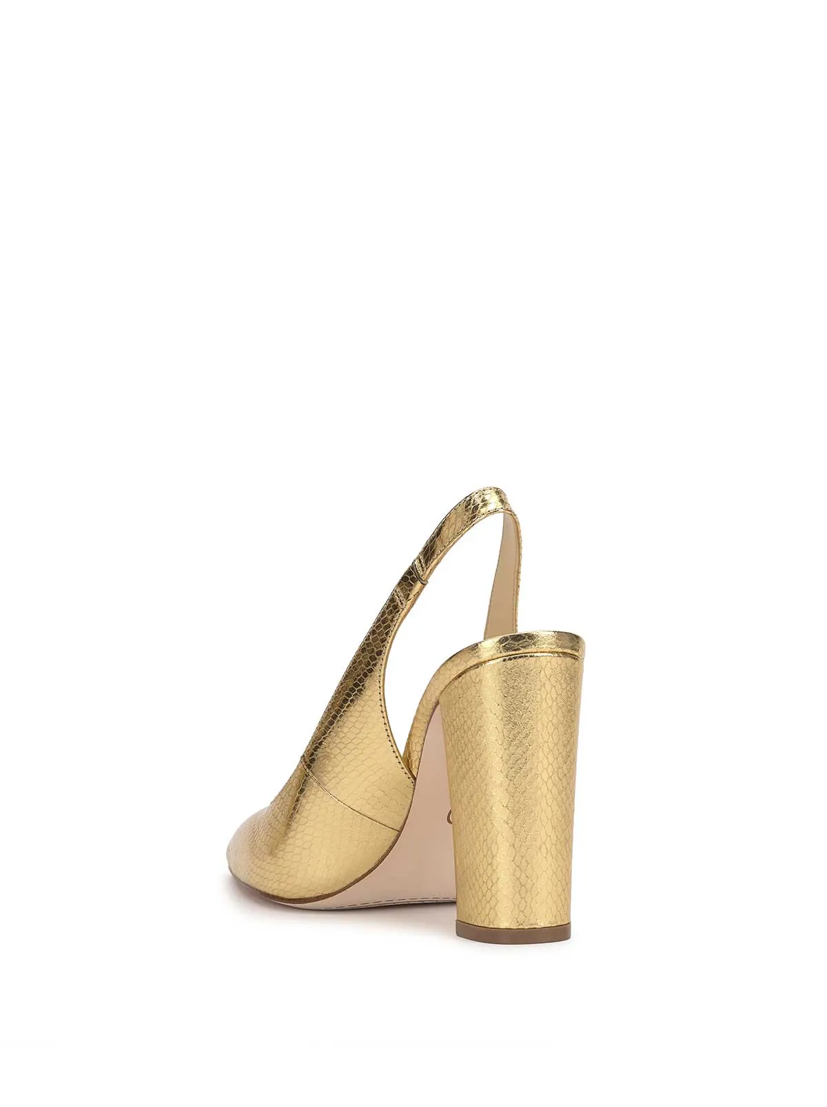 Noula Slingback Pointed Toe Pump in Gold sold by Jessica Simpson product image thumbnail 3