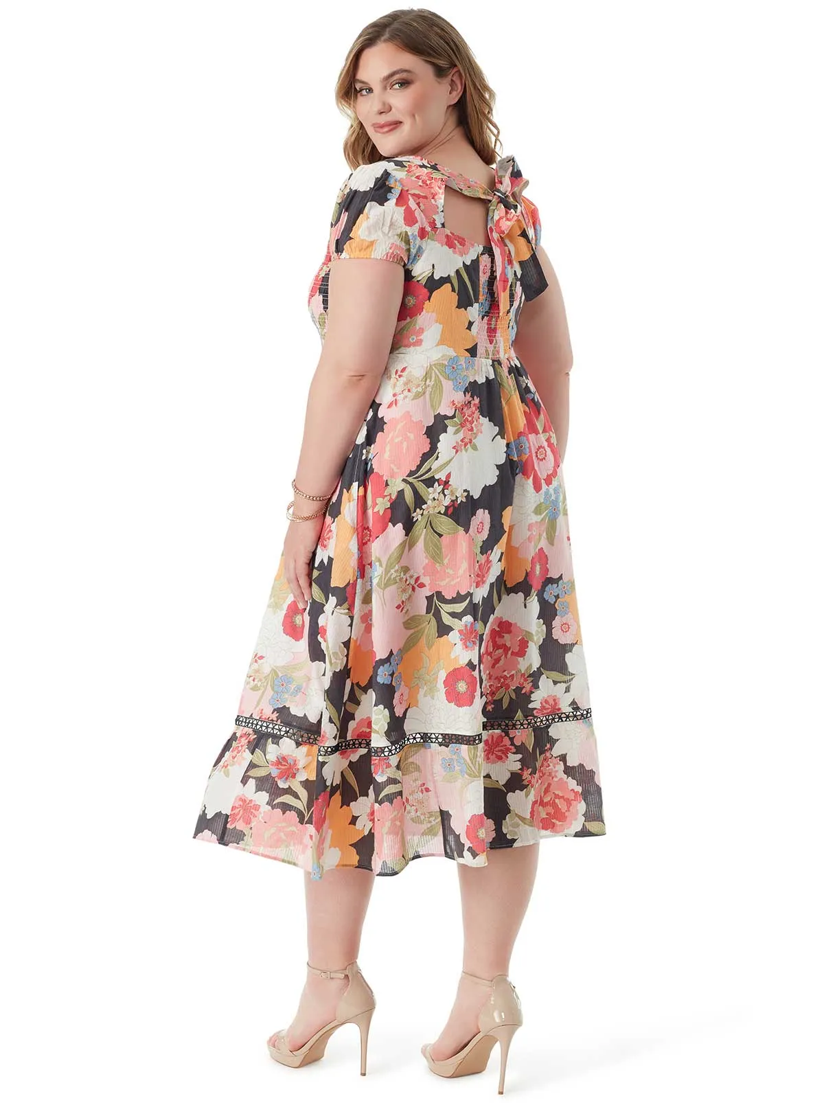Leighten Dress in Blooms In The Bay sold by Jessica Simpson product image thumbnail 2