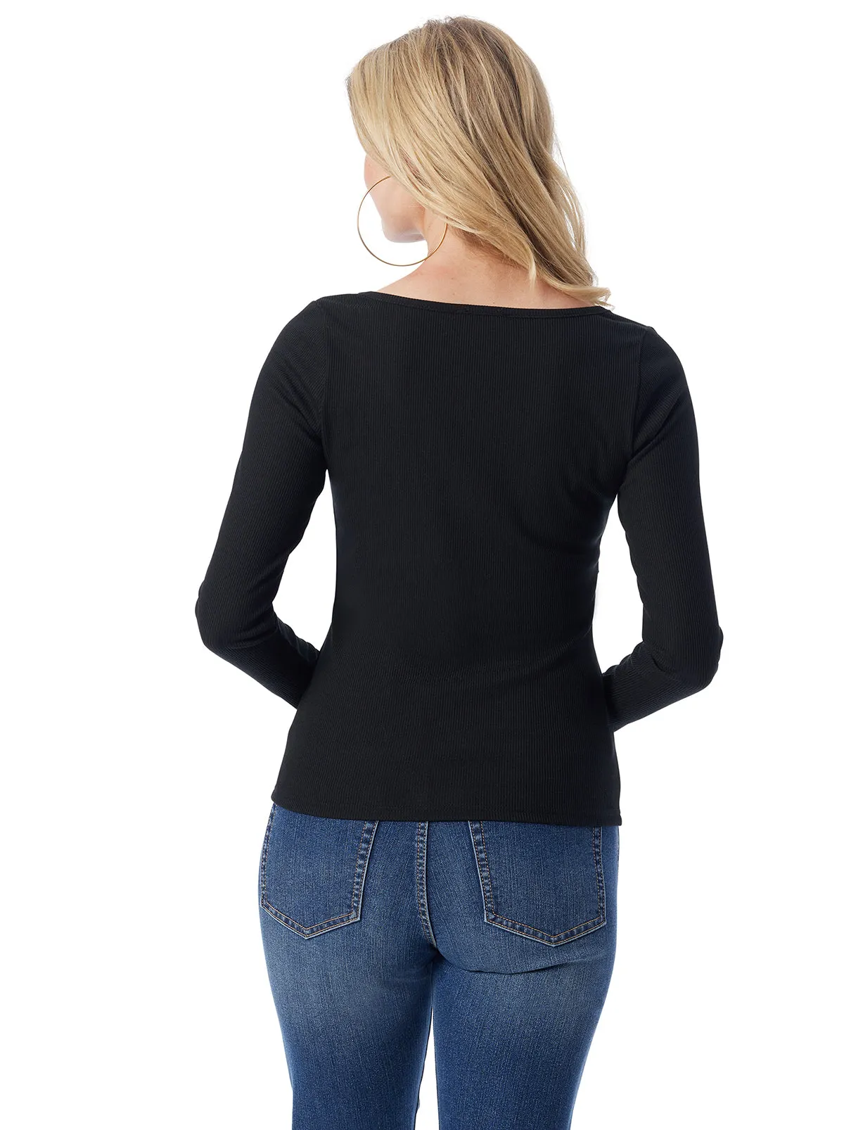 Abbey Sweatheart Top in Anthracite sold by Jessica Simpson product image thumbnail 5