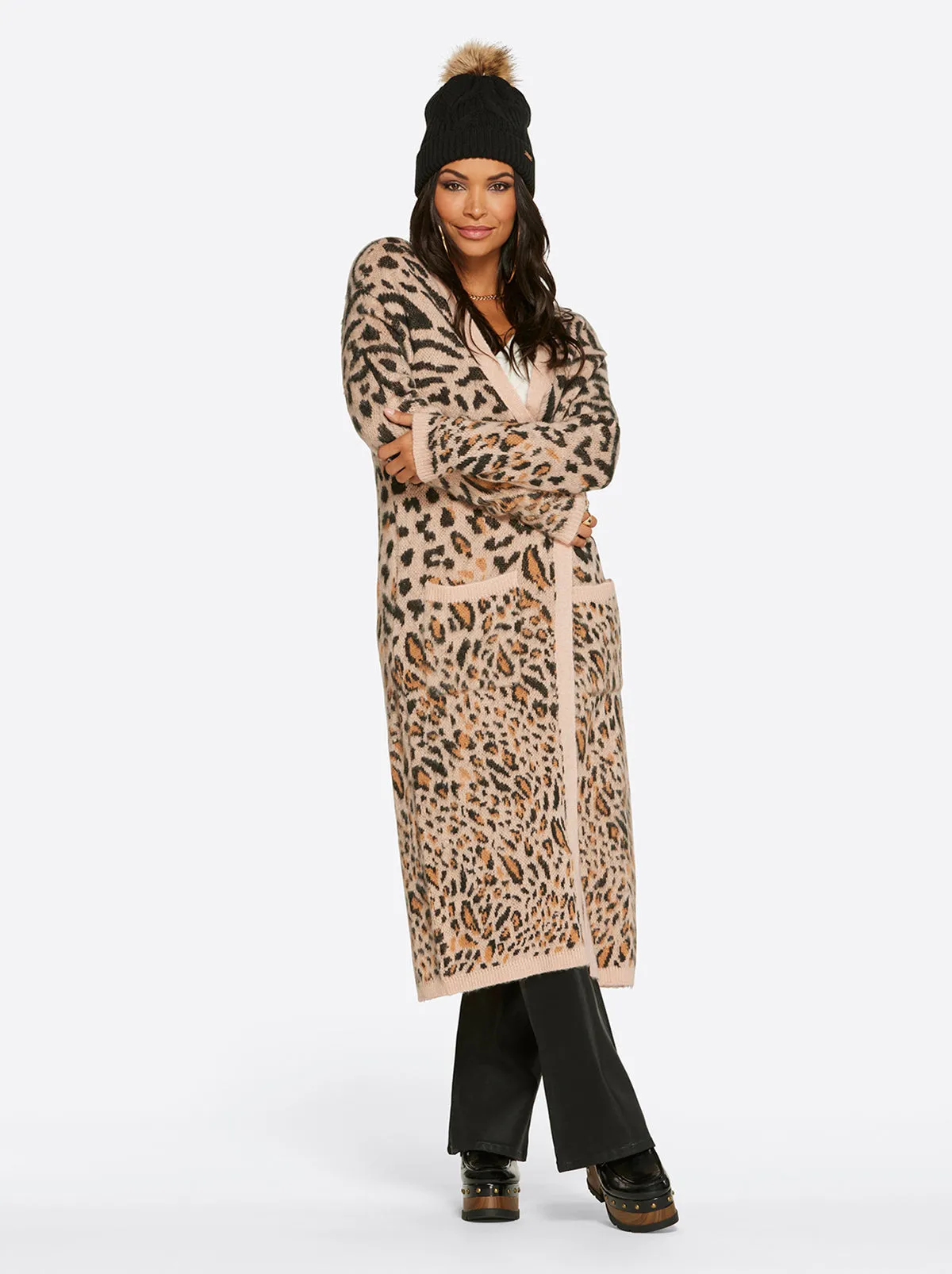 Carmine Cardigan in Cameo Rose sold by Jessica Simpson