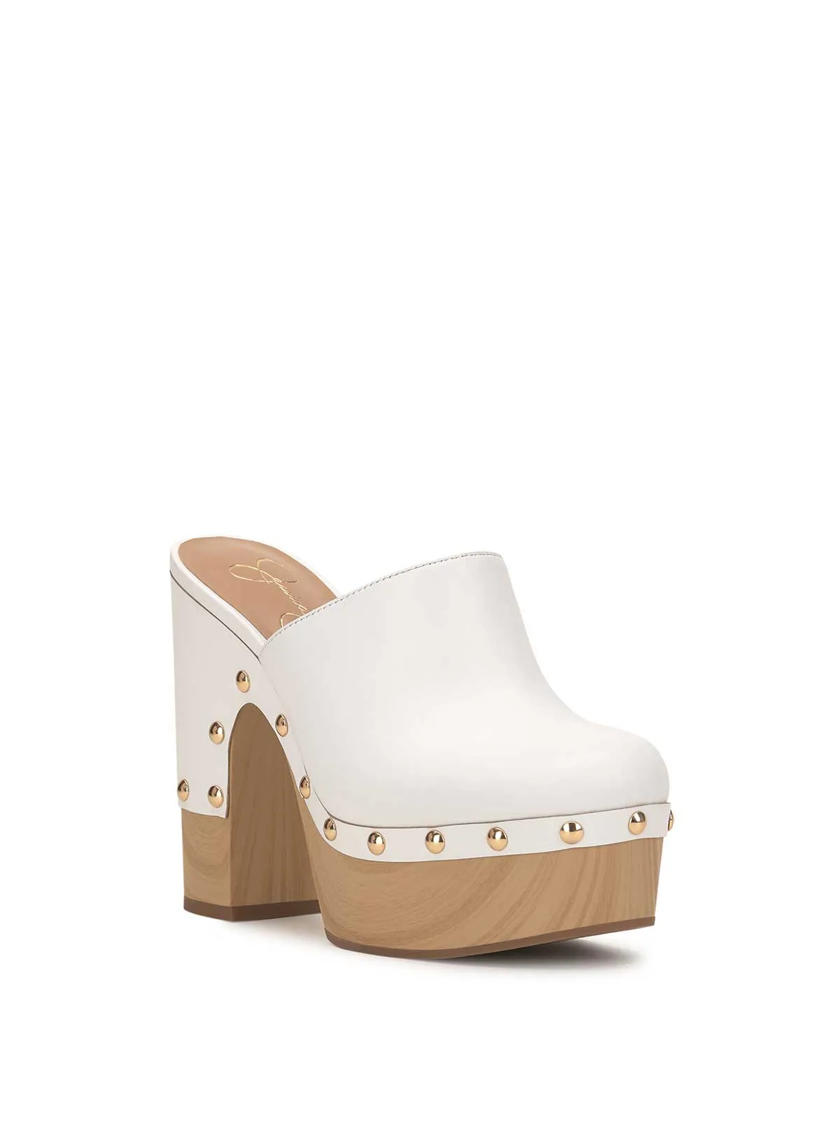 Dasally Platform Mule in Bright White sold by Jessica Simpson product image thumbnail 4