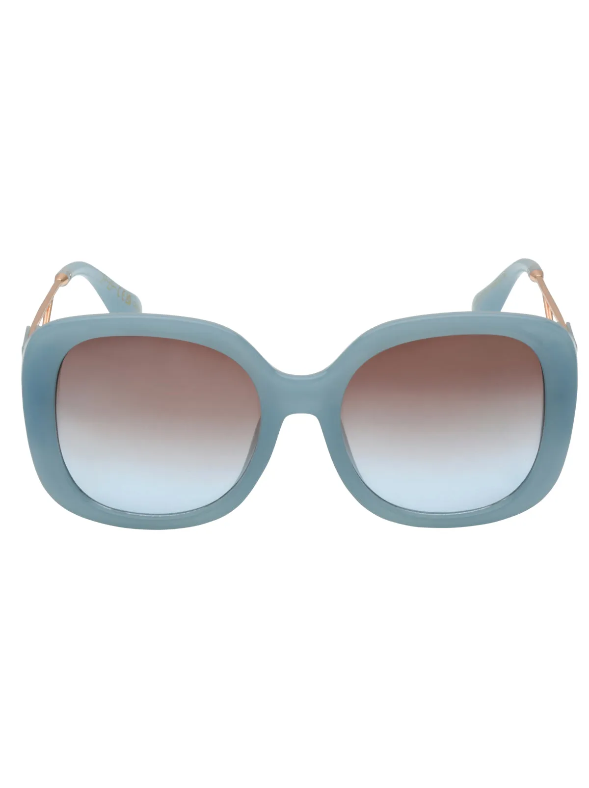 Oversized Oval Sunglasses in Blue sold by Jessica Simpson product image thumbnail 3