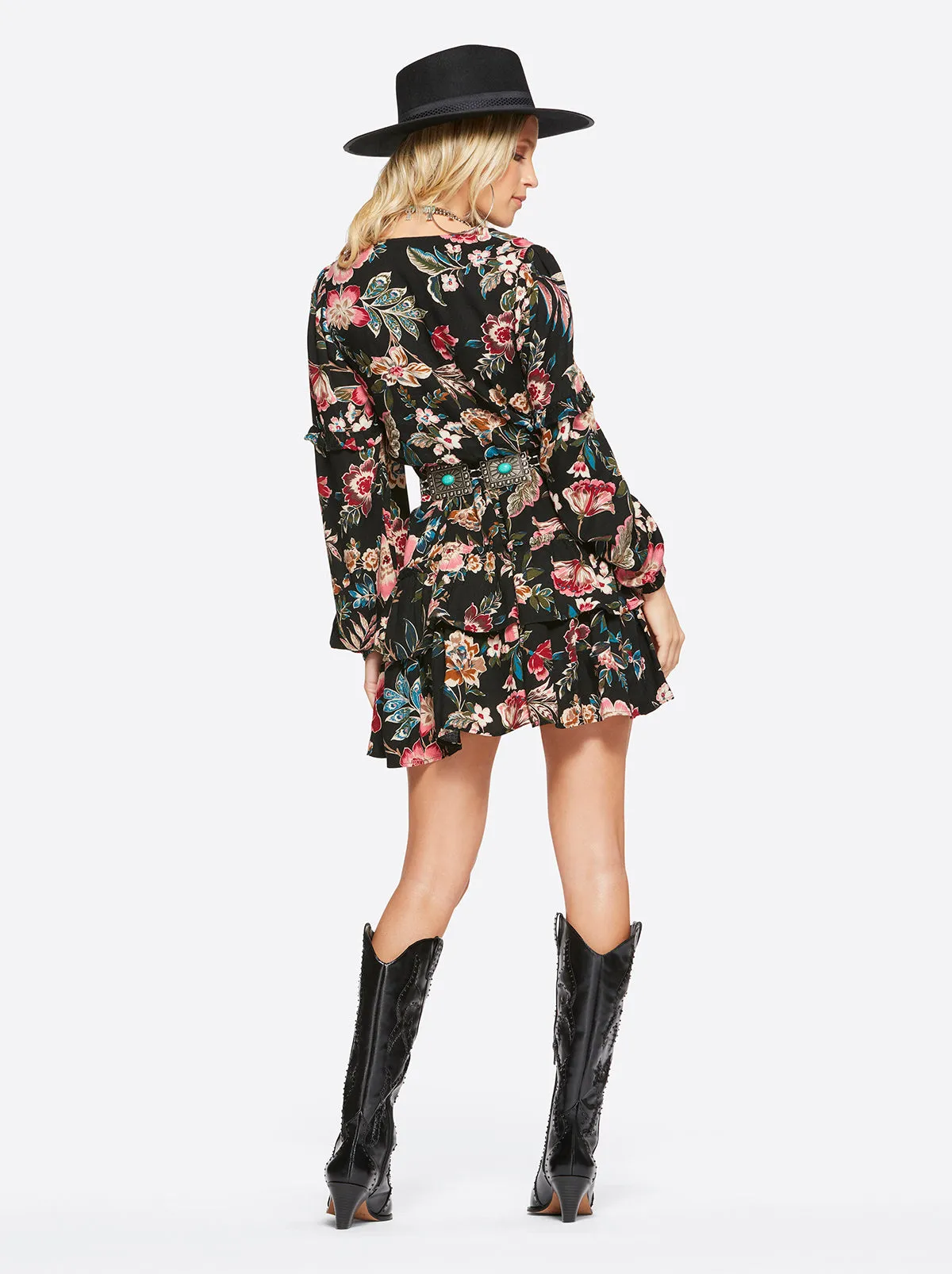 Reina Dress in Arcadian Blooms sold by Jessica Simpson product image thumbnail 3