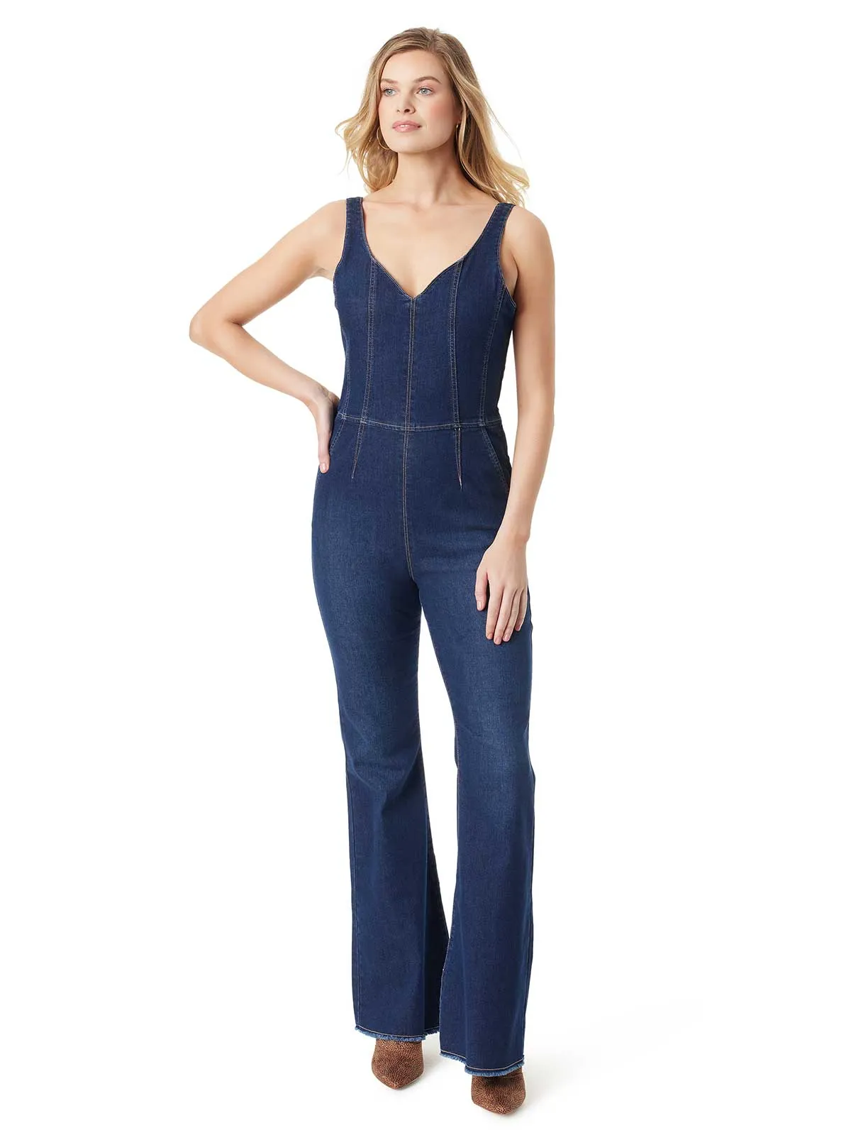 Colleen Jumpsuit in Blue Flame sold by Jessica Simpson product image thumbnail 2