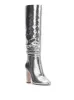 Minerva Knee High Boot in Silver Snake sold by Jessica Simpson