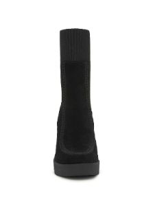Madwen Wedge Bootie in Black sold by Jessica Simpson