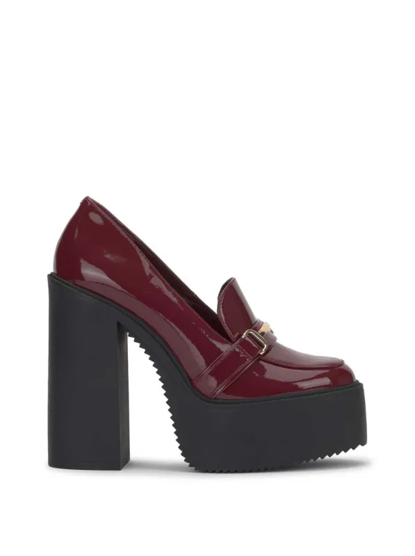 Himinka Platform Loafer in Malbec sold by Jessica Simpson
