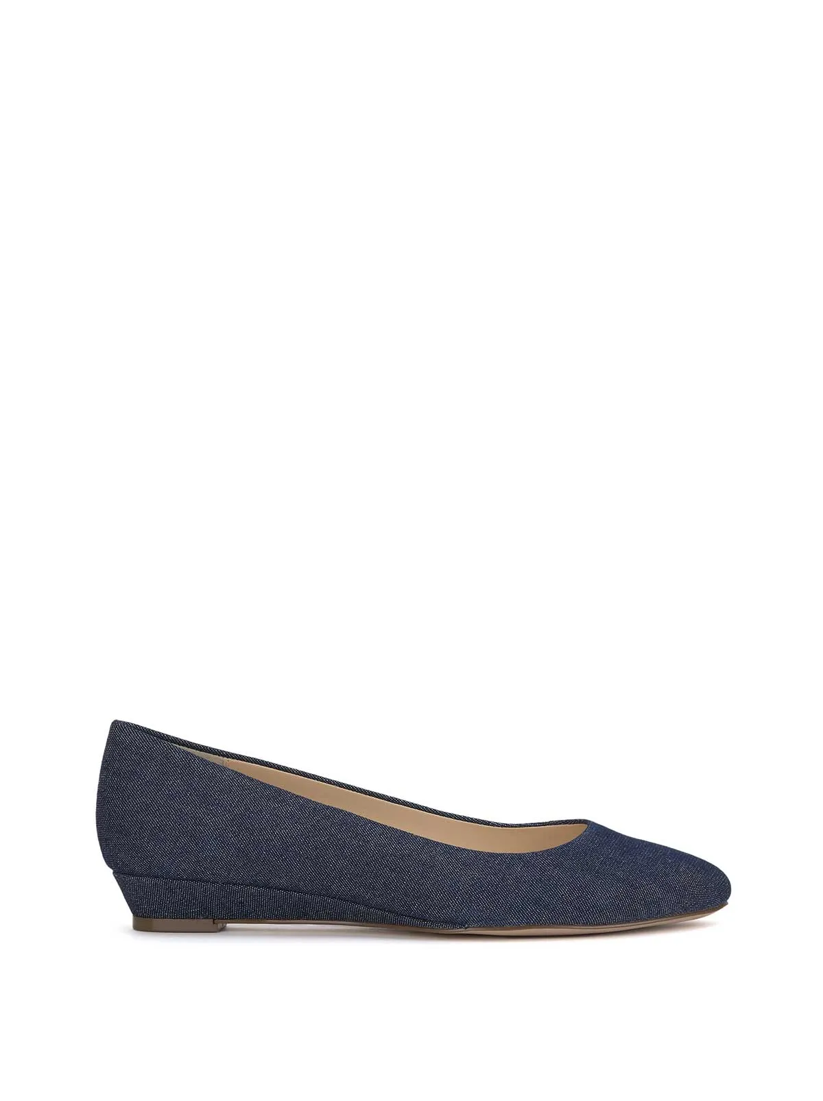 Leytun Wedge Flat in Blue Denim sold by Jessica Simpson