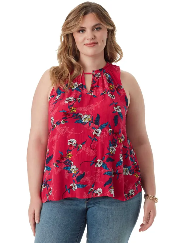 Dorris Tank in Flora Mimic sold by Jessica Simpson