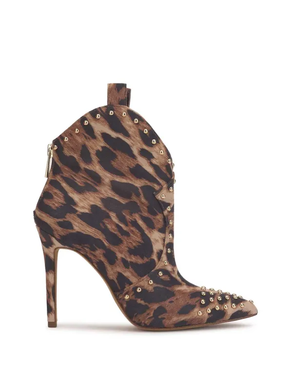 Pixillez Studded Bootie in Leopard sold by Jessica Simpson