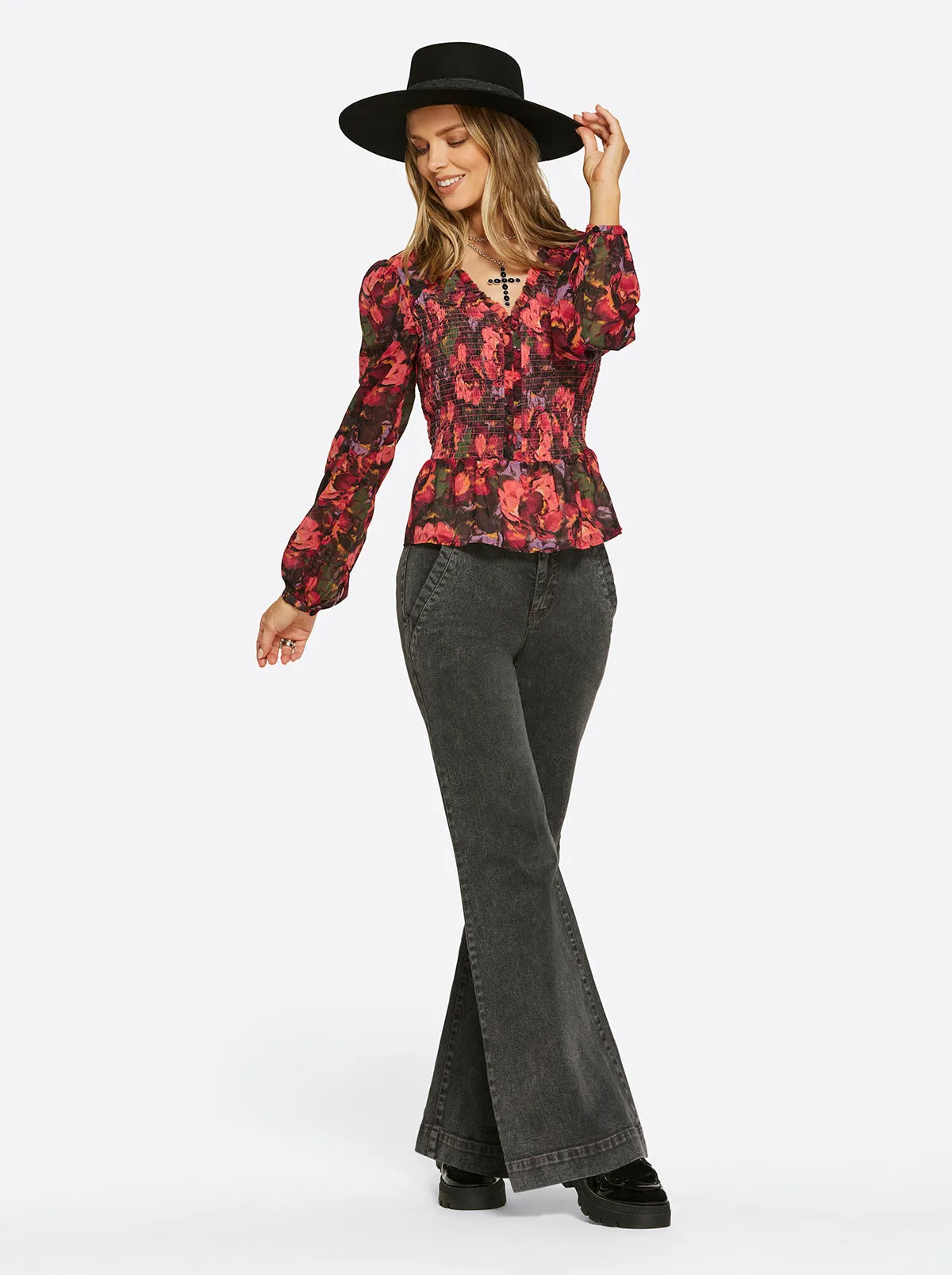 Averie Top in Posy Symphony sold by Jessica Simpson product image thumbnail 4