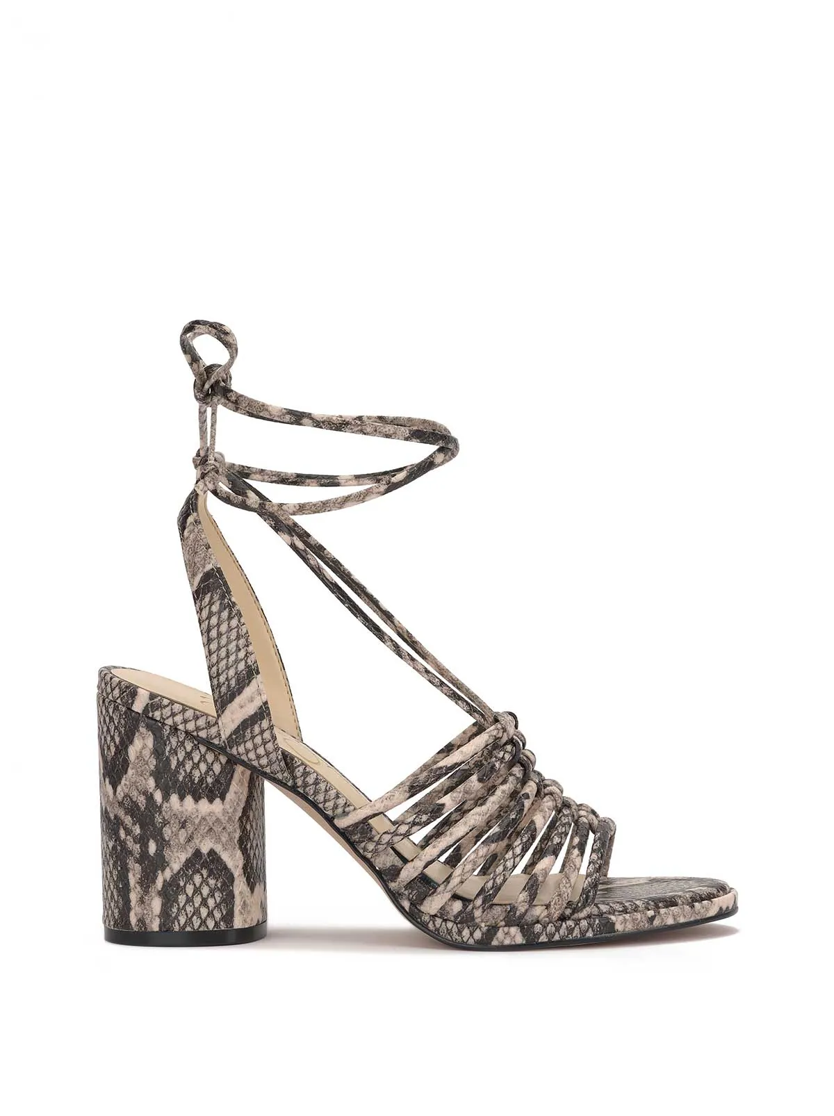 Cahna High Heel Sandal in Snake sold by Jessica Simpson