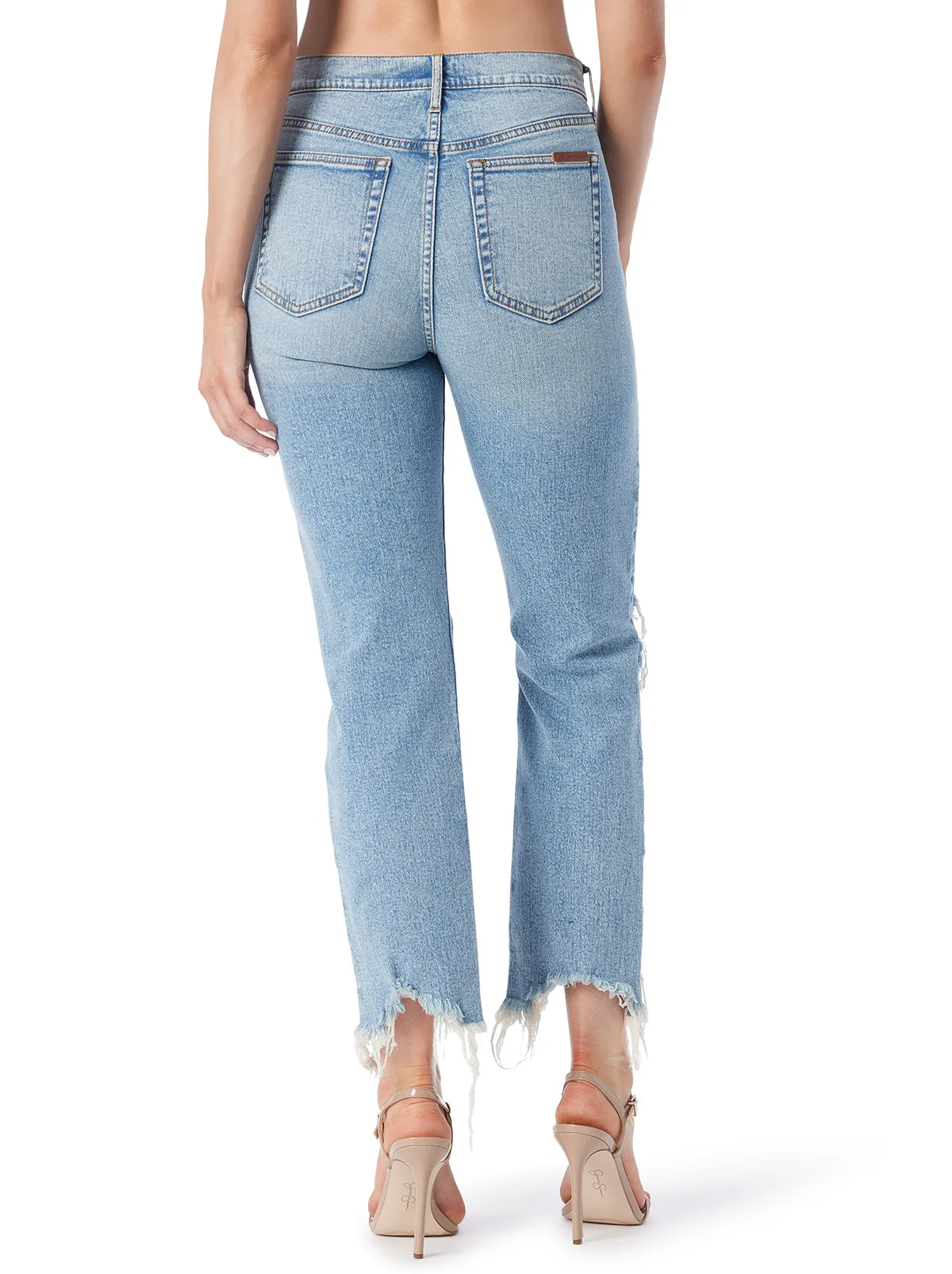 Harmony Straight High Rise Jean in Sunshine sold by Jessica Simpson product image thumbnail 5