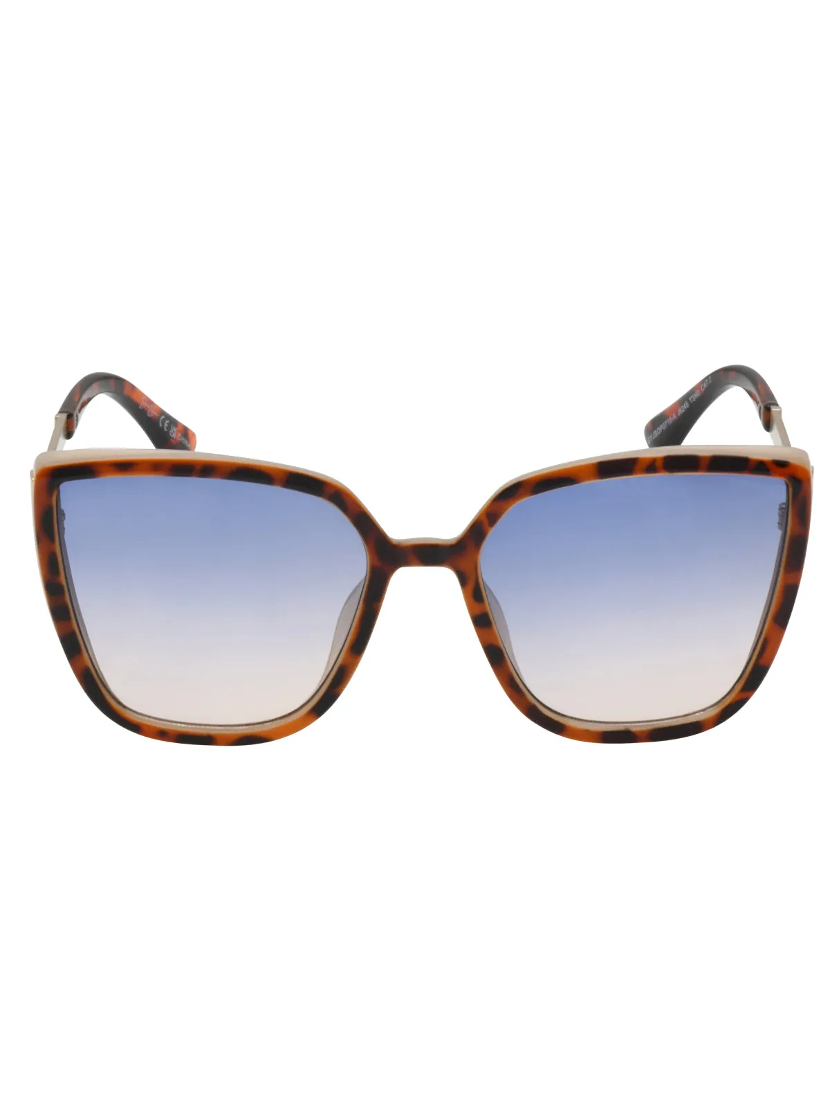 Cat Eye Sunglasses with Metal Temple in Tortoise sold by Jessica Simpson product image thumbnail 2