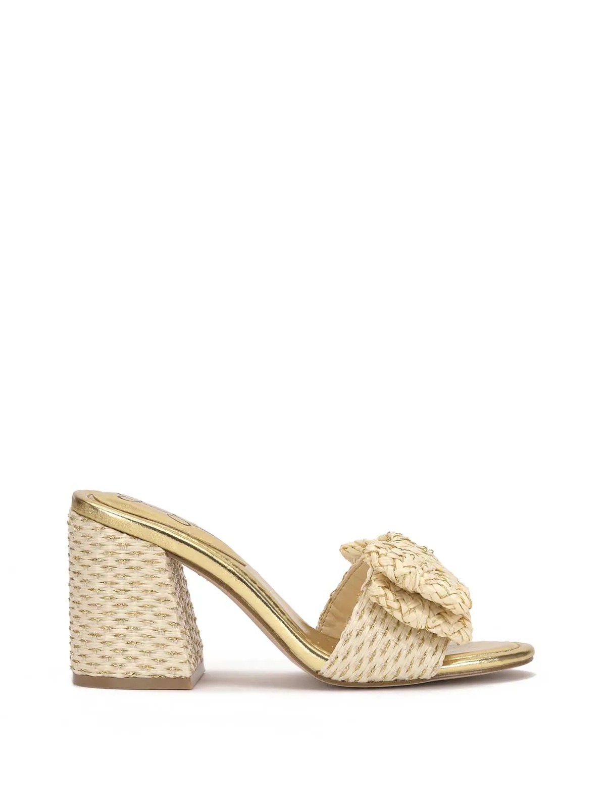 Romilda Bow Sandal in Natural sold by Jessica Simpson